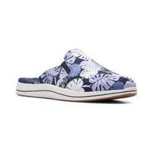 Clarks Cloudsteppers Canvas Slip-on Mules - Breeze Shore